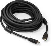 Кабель HDMI - HDMI, 10м, v2.0, 19M/19M, черный, позолоченные контакты, ферритовые кольца, 4K UHD, Et