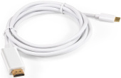 Кабель USB Type-C(m) - HDMI(m),  1.8м, белый, ExeGate EX-CM-HDMI2M-0.1