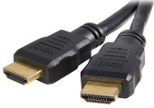 Кабель HDMI - HDMI,  5м, v2.0, 19M/19M, черный, позолоченные контакты, экранированный, Wize C-HM-HM-