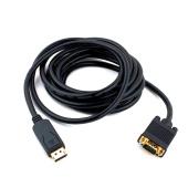 Кабель DisplayPort - VGA,  3м, 20M/15M, черный, экранированный, Cablexpert CCP-DPM-VGAM-10