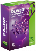 ПО Dr.Web (Антивирус) Pro для Windows, 2 ПК на 1 год box