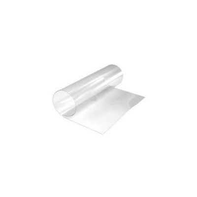 Пластик ПЭТ 0,12 мм термоклеевой 2-х сторонний 310*460 мм, прозрачный 1л.