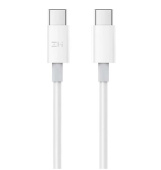 Кабель USB Type-C(m) - USB Type-C(m),  1.5м, белый, 5А, ZMI 100W (ZMKAL08ECNWH)