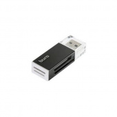 Карт-ридер Buro BU-CR-3104 USB2.0, черный