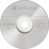 Диск DVD-R Verbatim 4.7Gb, 16x, 1 шт. конверт