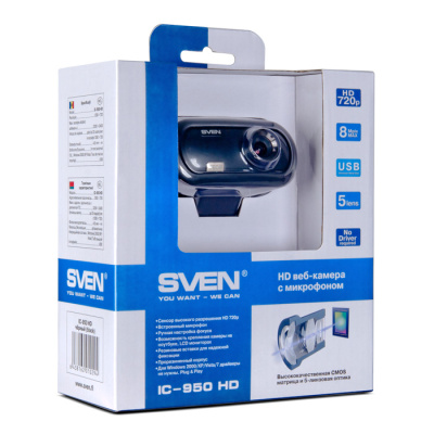 Веб-камера SVEN IC-950 HD (SVN-SV-0602IC950HD)