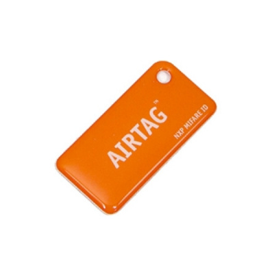 Бесконтактный брелок AIRTAG Mifare ID Standard, цвет оранжевый (кратность тиража 50шт)