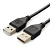 Кабель USB Aп-Ап 1,8м USB2.0, Cablexpert (CCP-USB2-AMAM-6), Pro экран, черный