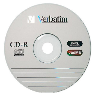 Диск CD-R Verbatim 700Mb, 52x, конверт
