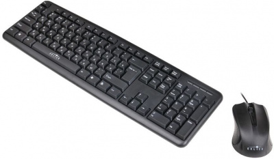 Комплект клавиатура + мышь Oklick 600M, black