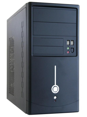 Корпус Trin PN-507 (BK-BK-BK-U3),Без БП,USB3.0, MicroATX,black