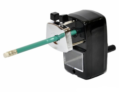 Точилка YF9116 (металл,1 отв,d8мм) (черная)2