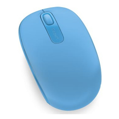 Мышь Microsoft Mobile Mouse 1850 синяя, оптическая (1000dpi) беспроводная USB для ноутбука (U7Z-0005