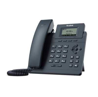 Телефон IP Yealink SIP-T30P, 1 аккаунт, PoE, без блока питания