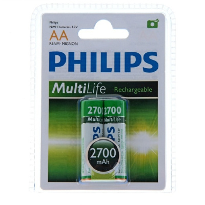 Аккумуляторная батарея Philips HR6-2BL 2700 mAh