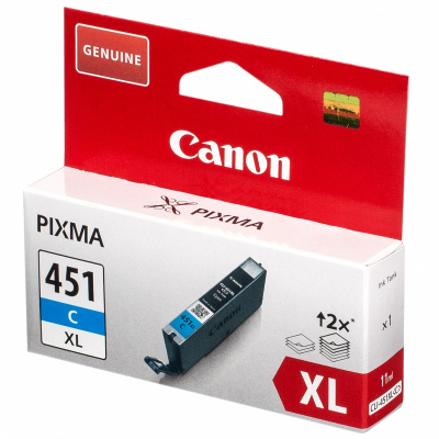 Картридж Canon CLI-451XLC 6473B001 голубой - PIXMA iP7240/MG6340/MG5440