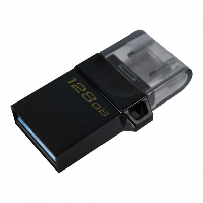 Флэшка 128Gb USB 3.0 Kingston DataTraveler microDuo 3 G2 DTDUO3G2/128GB черный