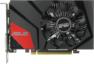 Видеокарта 2048Mb PCI-E GeForce GTX950 Asus 2GB 128b GDDR5 1020/5400 DVIx2/HDMI/DVI/DP (MINI-GTX950-