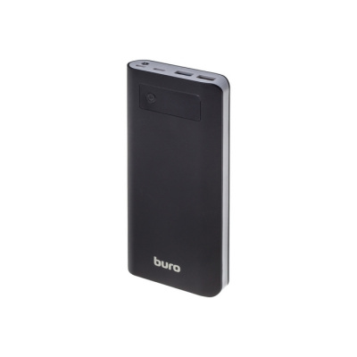 Мобильный аккумулятор Buro RB-20000-LCD-QC3.0-I&O Li-Ion 20000mAh 3A+1.5A черный 3xUSB
