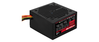 Блок питания Aerocool VX-350 Plus (350W, 2xSATA, 2xPATA, 1xFDD, 120mm)
