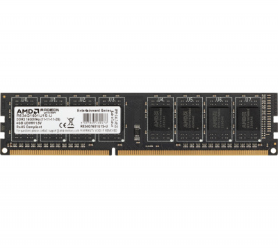 Память DDR3 4Gb 1600MHz AMD R534G1601U1S-U RTL