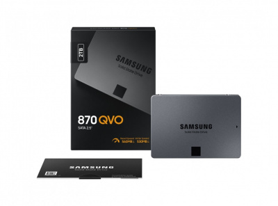 Накопитель SSD Samsung 1Tb MZ-77Q1T0BW 870 QVO 2.5