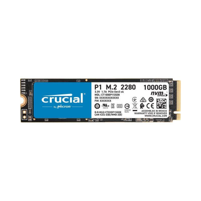 Накопитель SSD Crucial P1 1TB CT1000P1SSD8 M.2 2280 NVMe PCI-E x4