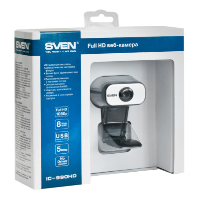 Веб-камера SVEN IC-990 HD (SV-0609IC990HD)