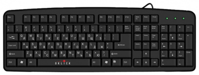Клавиатура Oklick 100M Standard, USB, черная