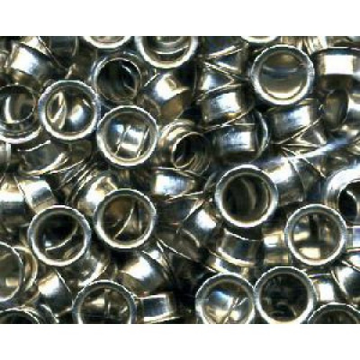 Люверс полиграфический (пикколо) 5,5 мм серебрянный, упаковка 1 000 шт.