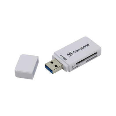 Карт-ридер Transcend USB3.0 SD/microSD Card Reader (TS-RDF5), белый
