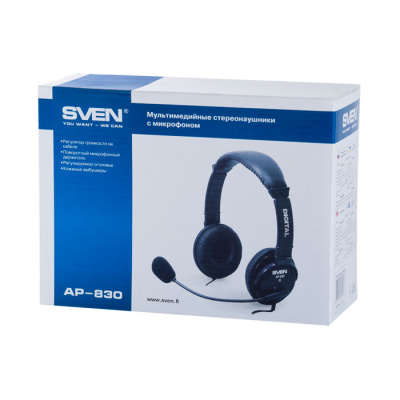 Гарнитура SVEN AP-830 с регулятором громкости