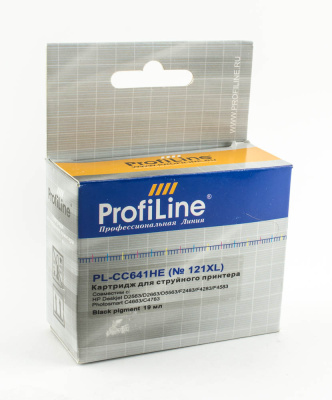 Картридж HP CC641HE черный №121XL, ProfiLine