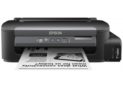 Принтер струйный Epson M105 (A4, до 34 стр/мин, 1440x720dpi, монохромный, лоток на 100л, встроенная