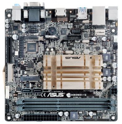 Материнская плата Asus N3050I-C (Celeron N3050 onboard) 2xDDR3 Mini-ITX AC`97 8ch(7.1) GbLAN+VGA+HDM