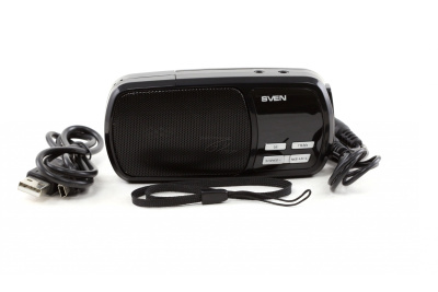 Звуковые колонки Sven PS-50 Mono 3Вт портативные, черные