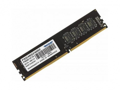 Память DDR4 8Gb 2400MHz Patriot PSD48G24002 RTL PC4-19200 CL16 DIMM 288-pin 1.2В