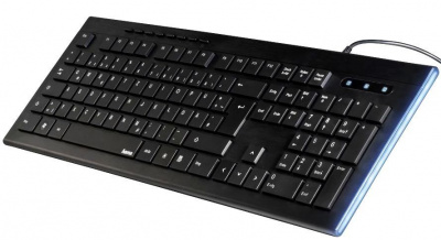 Клавиатура Hama Anzano USB, Multimedia, черная