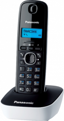 Радио-телефон Panasonic KX-TG1611RUW (белый) - 1