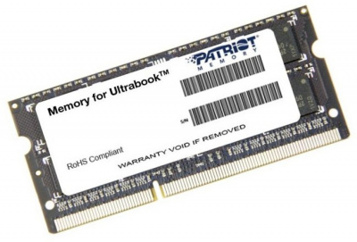 Память SODIMM 4Gb DDR3L 1600MHz Patriot 1.35V