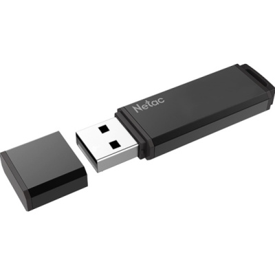 Флэшка 32Gb USB 3.0 Netac U351 NT03U351N-032G-30BK, серая