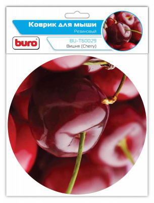 Коврик для мыши Buro BU-T60029 рисунок/вишня