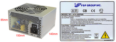 Блок питания FSP 300PNR ATX 300W, 20+4 pin, 120mm fan, I/O Switch, 2*SATA