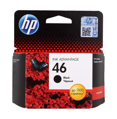 Картридж HP CZ637AE №46 Black, 1500к. - HP Deskjet Ink Advantage 2020hc /2520hc