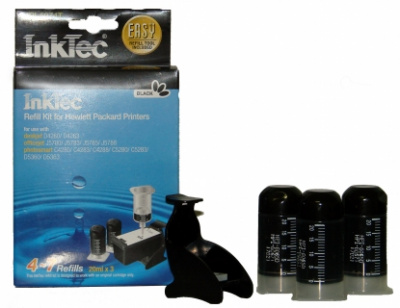 Заправочный набор InkTec для HP CB335 (74/140/350/860), CB336 (74XL/140XL/350XL/860XL), Чернила 20ml