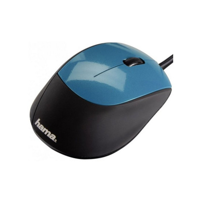 Мышь Hama M360 оптическая (800dpi) USB, черно/синяя