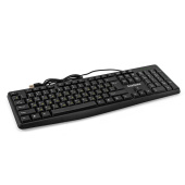 Клавиатура ExeGate Smart K120 (USB, влагозащищенная, 104кл., 1,6м, черная
