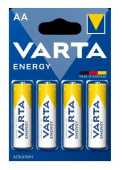 Батарейка Varta Energy, LR6, AA, 4 шт. (04106229414)