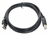 Кабель USB A-B 2.0 1.8м, черный, экран (CCP-USB2-AMBM-6)