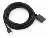 Кабель USB Aм-Ап 10м (удлинитель активный, Cablexpert UAE-01-10M, AM/AF) USB2.0